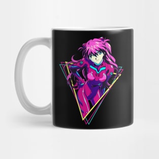 Evangelion - Asuka Langley Retro Design Mug